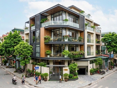 BÁN BIỆT THỰ LÀNG VIỆT KIỀU CHÂU LÔ GÓC 130M2 MẶT TIỀN 28M Ô CHỜ THANG MÁY - KINH DOANH 30 TỶ