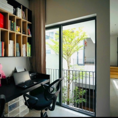 ♪MT đường 10.5m Thành Thái, sát Nguyễn Hữu Thọ, 100m2, Kiến Trúc Độc Đáo, Thiên Nhiên, 6.x tỷ