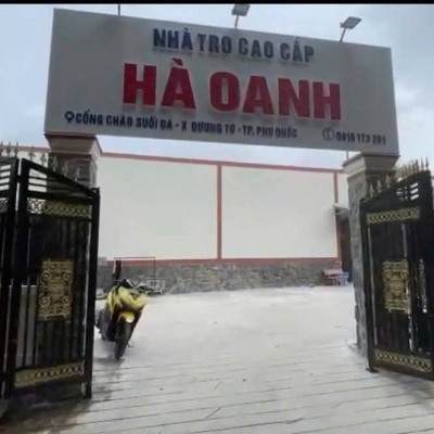 Cần bán gấp Khu nhà có 55 căn cho thuê cao cấp Hà Oanh, cách cổng chào trung tâm Dương Đông, TP Phú Quốc 60m, 39x54m, Cn 2138 m2, ( xây dựng 12 tỷ) Thu nhập 1 tháng khoản 100tr. Giá 32 tỷ TL