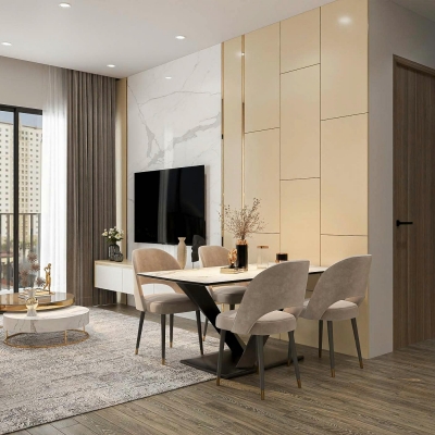 Cho thuê căn hộ 2PN The Canopy - TC1, Vinhomes Smart City – Full nội thất, chỉ xách vali vào ở!