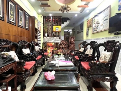 CHÍNH CHỦ 1 ĐỜI - Bán nhà 75M² - 4 Tầng/4PN Ô TÔ TẬN CỬA gần EMART giá 7.x tỷ TL