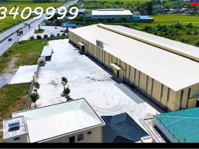 Cho thuê nhà xưởng 5300m2 và nhà điều hành 150m2/sàn x3 sàn tại Phủ Lý, Hà Nam
