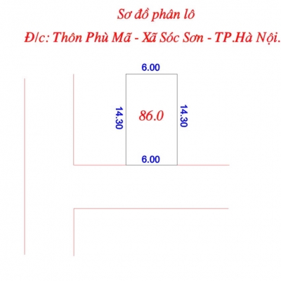 GIÁ NÉT CĂNG  TẠI  PHÙ MÃ - PHÙ LINH  DT 86 M FUN THỔ CƯ KHUÔN THƯA HAO HẬU --- TIỆN ÍCH TRÀN VIỀN ,