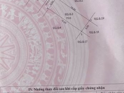 75M ĐẤT ĐẤU GIÁ TRŨNG ALI XÁ - KIM CHUNG - HOÀI ĐỨC - HÀ NỘI. GẦN TRƯỜNG MẦM NON