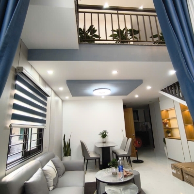 #  Trưng Nữ Vương, Sân Cực Rộng, 3 mặt thoáng, 48.9m2, 2 tầng mới, 3PN, Full Nội Thất, 3.x tỷ