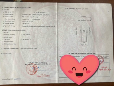 Bán lô đất DT 107 M ngang 5 M mặt đường Mai Trung Thứ  Đằng Hải Hải An