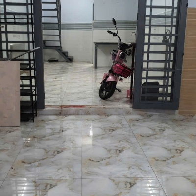 Nhà sạch đẹp! 4x15m, trệt lầu 2pn 2wc, ngay Trường Quới Xuân, giáp Gò Vấp 5p