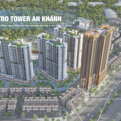 Mở bán chính thức tòa thương mại dự án Metro Tower An Khánh - Vị trí đẹp nhất, tiện ích đỉnh cao