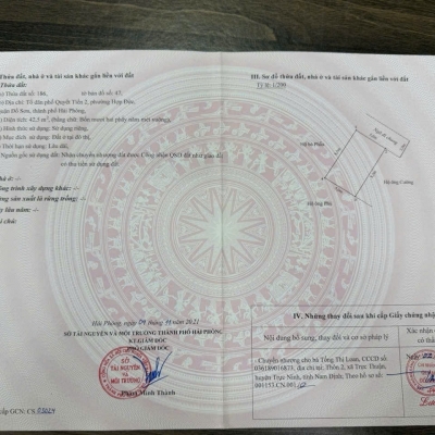 ???? Bán lô đất giá rẻ trung tâm Hợp Đức – Đồ Sơn