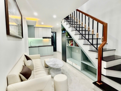 ♪ Góc kiệt thẳng thông Trần Cao Vân, sát Trường Đinh Bộ Lĩnh, 35m2, 2 tầng mới, 3.x tỷ