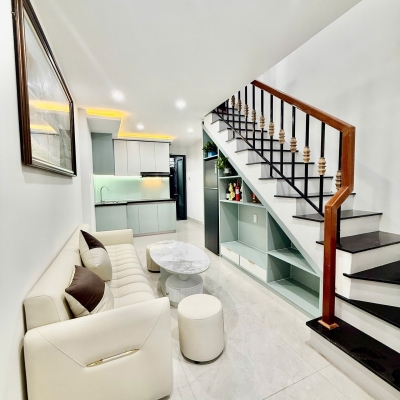 ♪ Góc kiệt thẳng thông Trần Cao Vân, sát Trường Đinh Bộ Lĩnh, 35m2, 2 tầng mới, 3.x tỷ