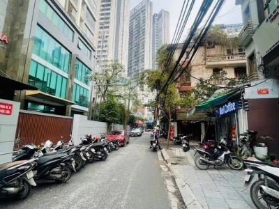 Mặt Ngõ Phân Lô Dương Quảng Hàm, lô góc 6 tầng thang máy, ô tô tránh, 90m, 21.9 Tỷ