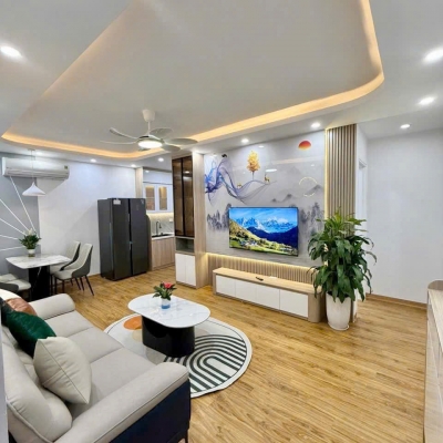 Căn hộ chung cư Toà Rice City Tây Nam Linh Đàm - Quận Hoàng Mai, 58m2 x 2 ngủ, full nội thất, chỉ 3 tỷ 850 triệu