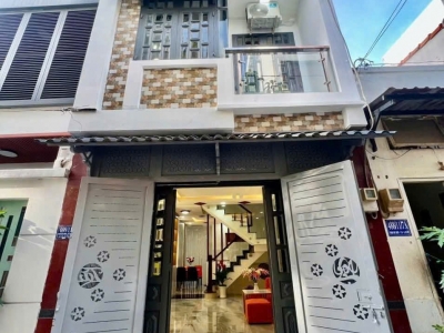 Nhà hẻm 488/11/7 Phạm Văn  Chiêu, Phường 16, Gò Vấp, Hẻm 4m, 4x11m, trệt 1 lầu, 2PN, 2WC, Full nội thất, 5,45 tỷ TL