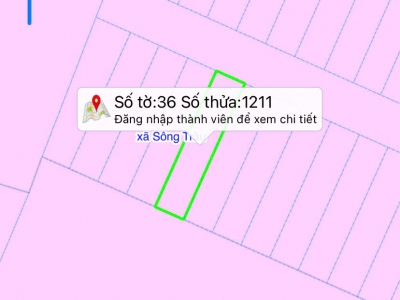 Bán đất ở Trảng Bom, Đồng Nai, cách chợ Sông Trầu 1km