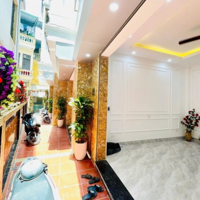 NHÀ XÂY MỚI, 6T THANG MÁY PHỐ PHÁO ĐÀI LÁNG, NGÕ THÔNG, TIỆN ÍCH NGẬP TRÀN – 32M2, 8.6 TỶ