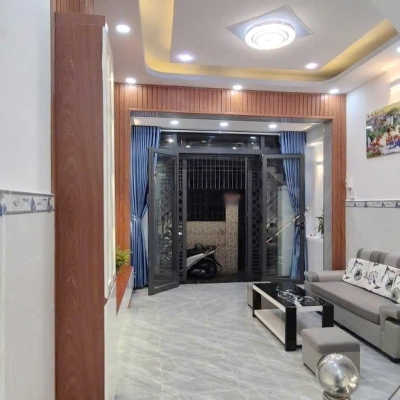 Nhà mới hẻm 1225 Phạm Thế Hiển P.Bình Đông (P5Q8) Full nội thất