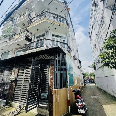 NGAY CHỢ TÂN HƯƠNG - 5P AEON MALL - HẺM TẢI - LÔ GÓC 48M 0 LG - 3 TẦNG - 4PN NHỈNH 7