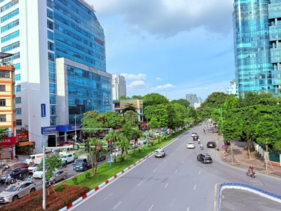 Bán nhà Nghĩa Đô TT Cầu Giấy - 85m 5 Tầng - Hai Mặt Thoáng Ô Tô Thông KDVP Hàng xóm Starlake