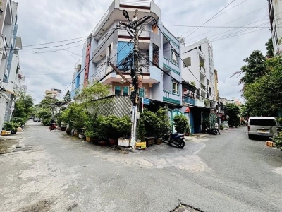 NGAY LUỸ BÁN BÍCH - GÓC 2 MẶT TIỀN 4 TẦNG - 87M NGANG > 5 - SẴN DÒNG TIỀN CHỈ 13.X