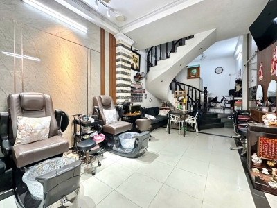 Nhà MT 49 Thiên Hộ Dương, Phường 1, Gò Vấp, 4x18m, Cn 57 m2, trệt 1 lầu, 2PN, 3WC, 8,75 tỷ TL