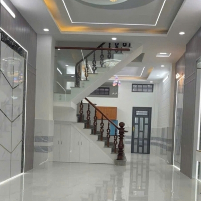NHÀ MỚI 3 TẦNG – MẶT TIỀN KINH DOANH TRẦN THỊ CỜ – THỚI AN, Q12 – GIÁP GÒ VẤP