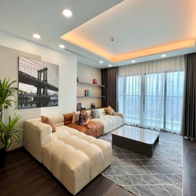 Căn Góc 127m² - 3PN, Nội Thất Đẹp Ở Ngay, BC Đông Nam – BIG Tower Phạm Hùng
