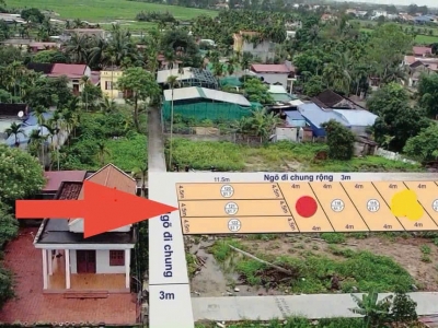 Giá hiếm 8xx triệu – Lô 51.7m² Hoà Nghĩa, ngõ 4m, gần trục 353 – ZALO 0567 222 555