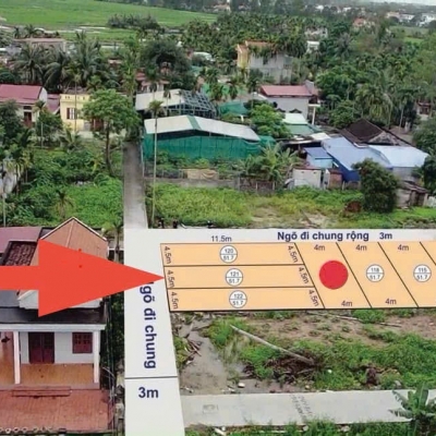 Giá hiếm 8xx triệu – Lô 51.7m² Hoà Nghĩa, ngõ 4m, gần trục 353 – ZALO 0567 222 555