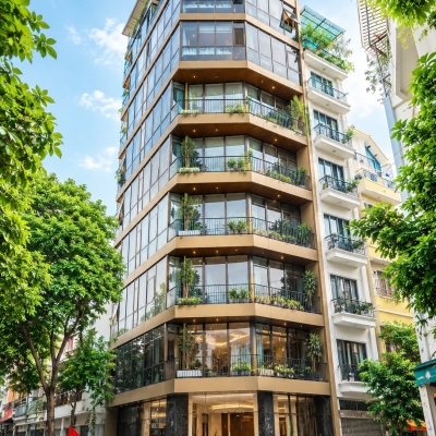 Nổi bật, Bán tòa building Võ Chí Công, lô góc ô tô tránh, 9 tầng, “kinh doanh đa năng”, chỉ 45 tỷ