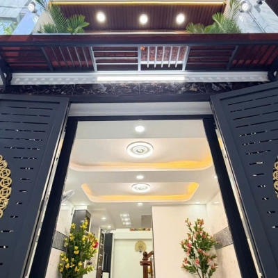 Nhà hẻm 25/11/27C Bùi Quang Là, Phường 12, Gò Vấp, 4x11m, Cn 44,3 m2, trệt lửng 2 lầu, ST, 4PN, 3WC, Full nội thất, 6,5 tỷ TL