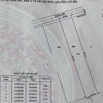 Bán đất thổ cư 413,9m2, Bình Mỹ, Củ Chi, 7 tỷ, sổ đỏ