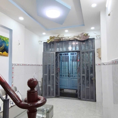 Nhà 4 tầng hẻm Dương Bá Trạc P1Q8. Giá 3,9 tỷ TL