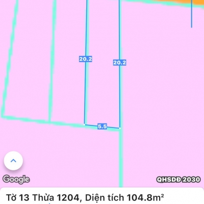 Mặt tiền nhựa Giang Điền, Đồng Nai, 105m2, 1.25 tỷ