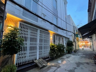 Nhà hẻm 235/2 Lê Văn Thọ, Phường 9, Gò Vấp, Hẻm 4,5m thông, 12x3,6m, Cn 38,6 m2, trệt lửng 2 lầu, Full nội thất, 7,4 tỷ TL