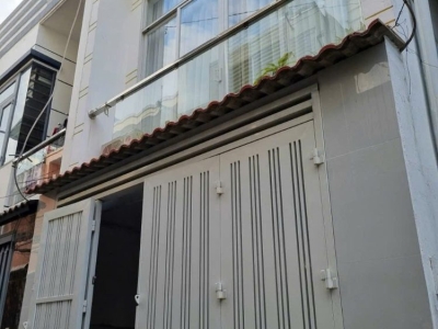 Nhà hẻm 499/6/144A Quang Trung, Phường 10, Gò Vấp, Hẻm 3m, 4x11,5m, Cn 39,4 m2, trệt 1 lầu, 2PN, 2WC, 4,95 tỷ TL