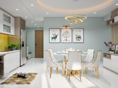 Căn Hộ Cosmo City Mặt Tiền Đường Nguyễn Thị Thập Quận 7 Giá 2.8ty 2PN.