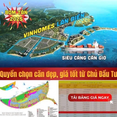 Tiến độ và giá Nhà phố, biệt thự Vinhomes Green Paradise Cần Giờ PKD 0937555063