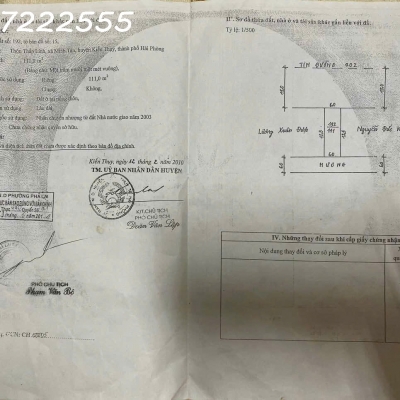 BÁN ĐẤT MẶT ĐƯỜNG 402 - MINH TÂN, KIẾN THỤY - VỊ TRÍ KINH DOANH ĐẮC ĐỊA - ZALO 0567 222 555