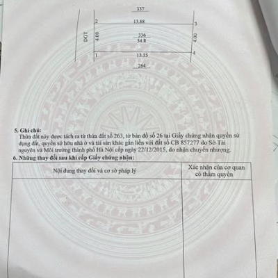 ĐẤT TRUNG TÂM THỊ TRẤN PHÙNG - ĐAN PHƯỢNG - HÀ NỘI ( 54.8m )