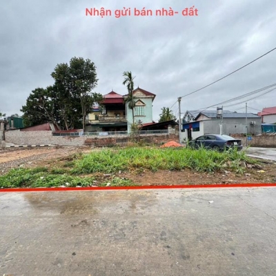 Bán đất nền sổ đỏ thổ cư 100% - Lô góc, đường thông ô tô tránh, gần chợ Thanh Trí, Minh Phú, Sóc Sơn.