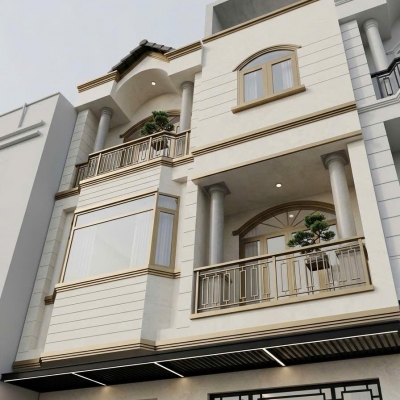 CHI 6.x TỶ- NHÀ 4 TẦNG- GẦN HOÀNG QUỐC VIỆT- GẦN PHÚ MÝ HƯNG- HXH 5M- DT 6 x 10 - 2 LẦU- 4PN- HOÀN CÔNG- HIỆN HỮU.