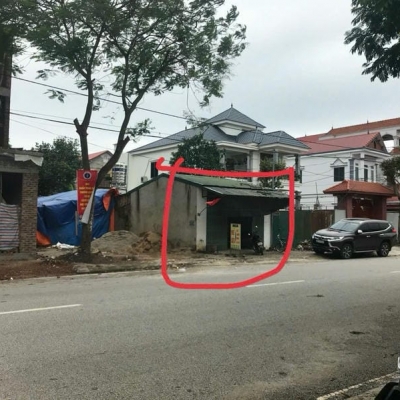 ĐÁT KINH DOANH MĂT ĐƯỜNG ĐÔI  TẠI ĐƯỜNG VÀO ĐỀN GIÓNG SÓC  SƠN