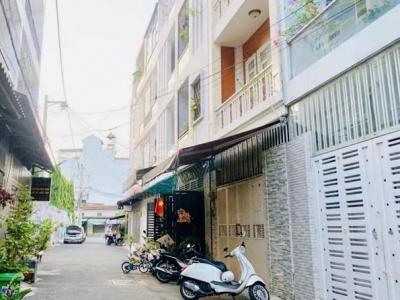 NHÀ MỚI 4 TẦNG – 51M² (4.4X12) – GIẢM HƠN 600TR – 2P AEON  – CHỈ 7.1 TỶ TL