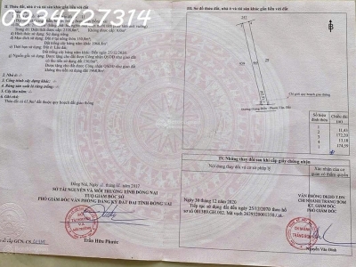 Bán đất giá siêu hời tại Phước Tân - Giang Điền, 6,5 tỷ, 2118 m2