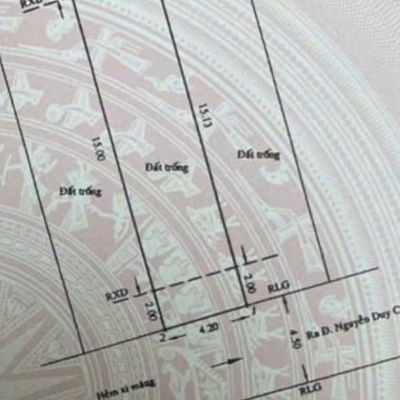 Đất hẻm 745/156/29B Quang Trung, Phường 12, Gò Vấp, Hẻm 4,5m, 4,2x19,1m, Cn 80 m2, 5,15 tỷ TL Lộc