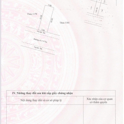 Lô 140m2 tại Vĩnh Phú 2 giảm 500tr, sổ riêng