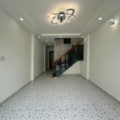 Nhà mới 1 lầu đúc/3PN hẻm 8m oto quay đầu trước cửa Âu Dương Lân P3Q8