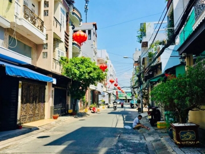 KHU ĐÒNG BỘ TÂN HƯƠNG – HẺM XE HƠI 6M – 5 TẦNG – 6PN – 60M CHỈ 8.X