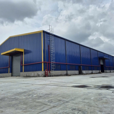 cho thuê nhà xưởng sản xuất kinh doanh XNK, khung thép kiên cố , bàn giao SX liền
